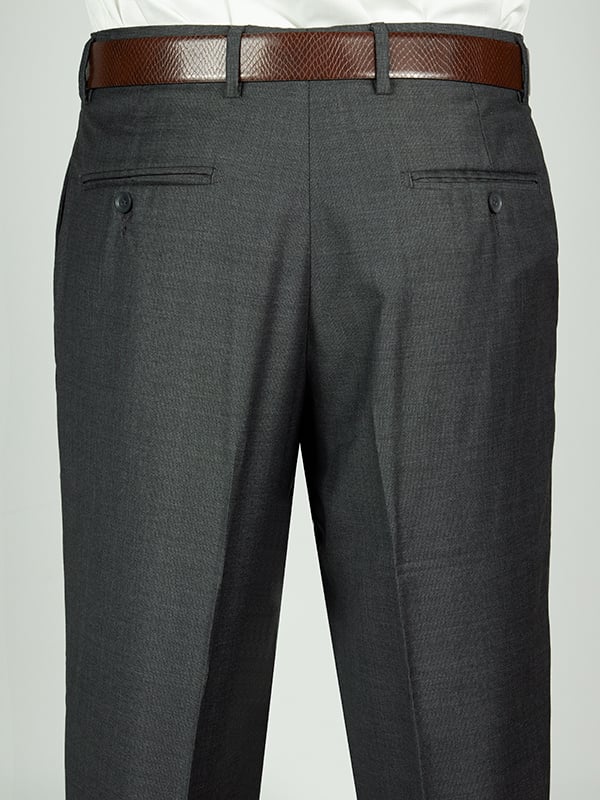Biella Dark Grey Tailored Fit Trouser