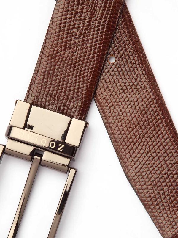 Black/ Brown Reversible Leather Belt