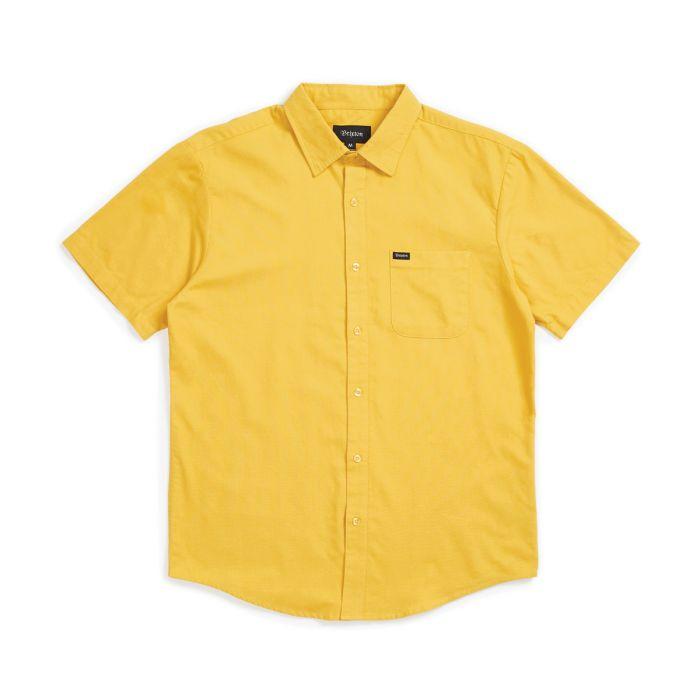 BRIXTON CHARTER OXFORD SHORT SLEEVE MENS BUTTON DOWN SHIRT