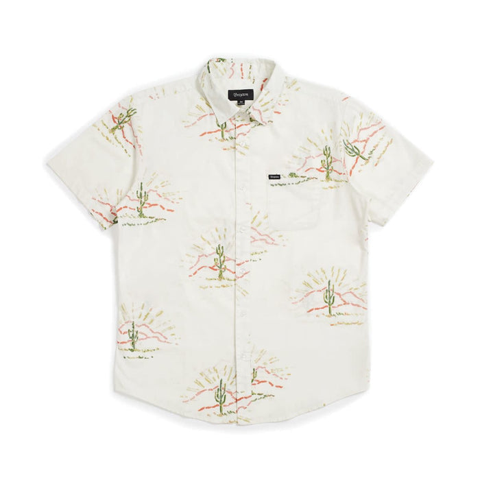 BRIXTON CHARTER PRINT SHORT SLEEVE MENS BUTTON DOWN
