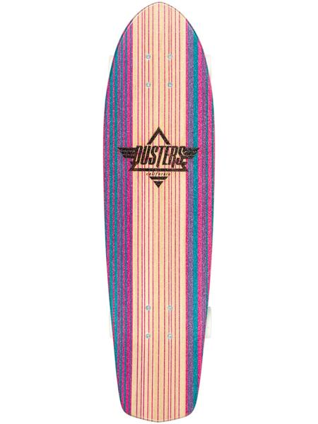 DUSTER FLASHBACK CHECKER TIE DYE 31.1" SKATEBOARD CRUISER COMPLETE