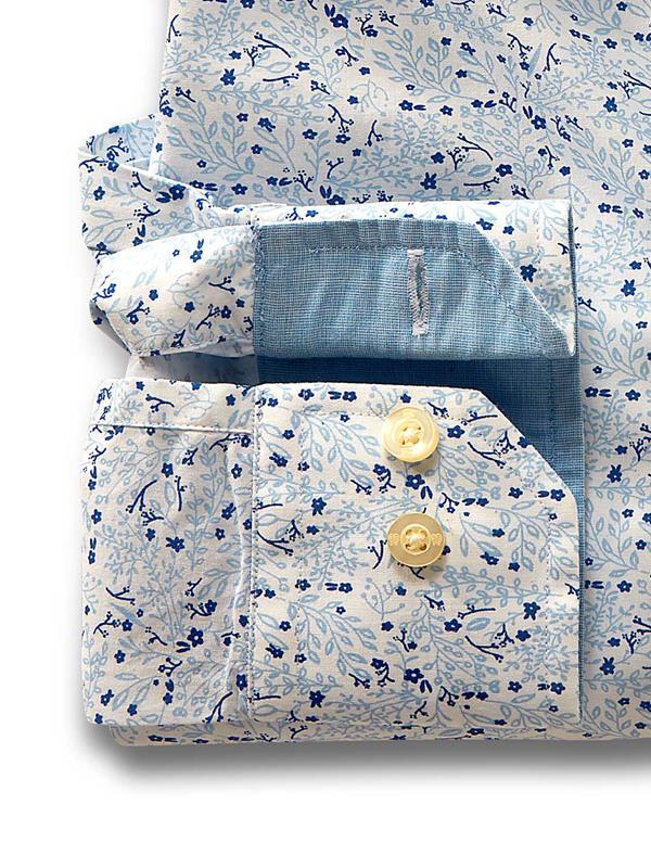 Flamenco Sky Printed Full sleeve single cuff Cotton Shirt