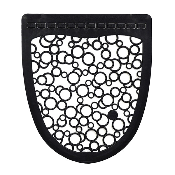Fresh Products - Disposable Black on White Urinal Floor Mat - PSUM-F-000I006M-BLK