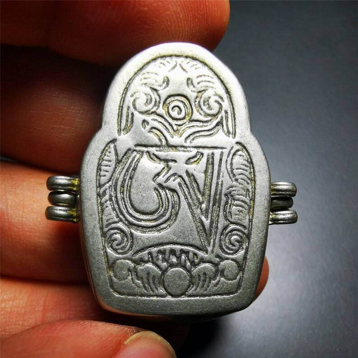 Gau Ghau Shrine,Shri Devi,Drashi Lhamo,Zashi Lhamo,Buddhist Altar Amulet Pendant - Tibetan Buddhist amulet, view 8