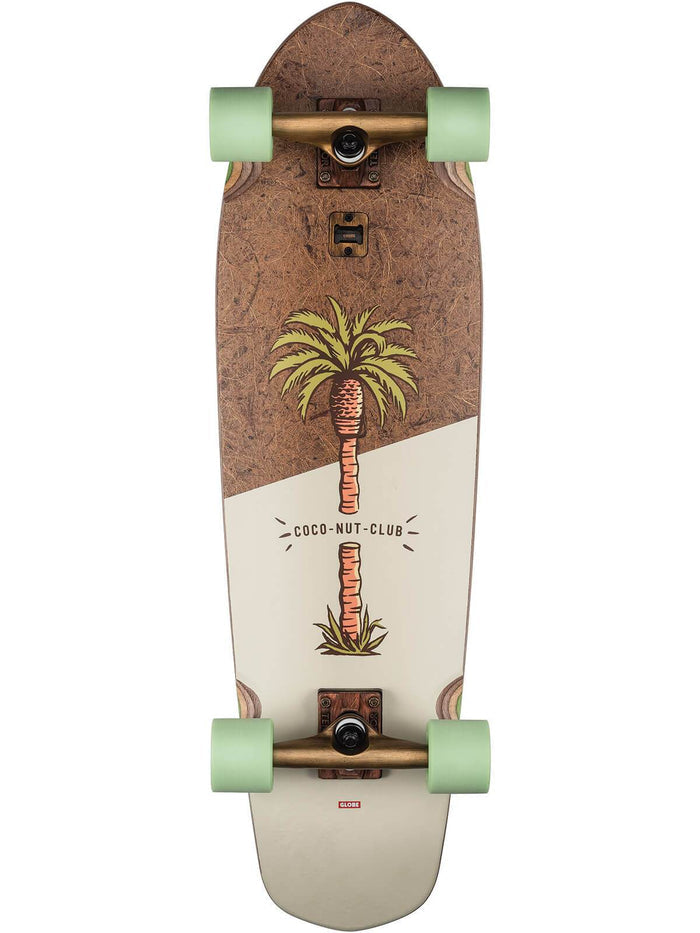 GLOBE BIG BLAZER COCONUT/PALM CRUISER SKATEBOARD COMPLETE 32"