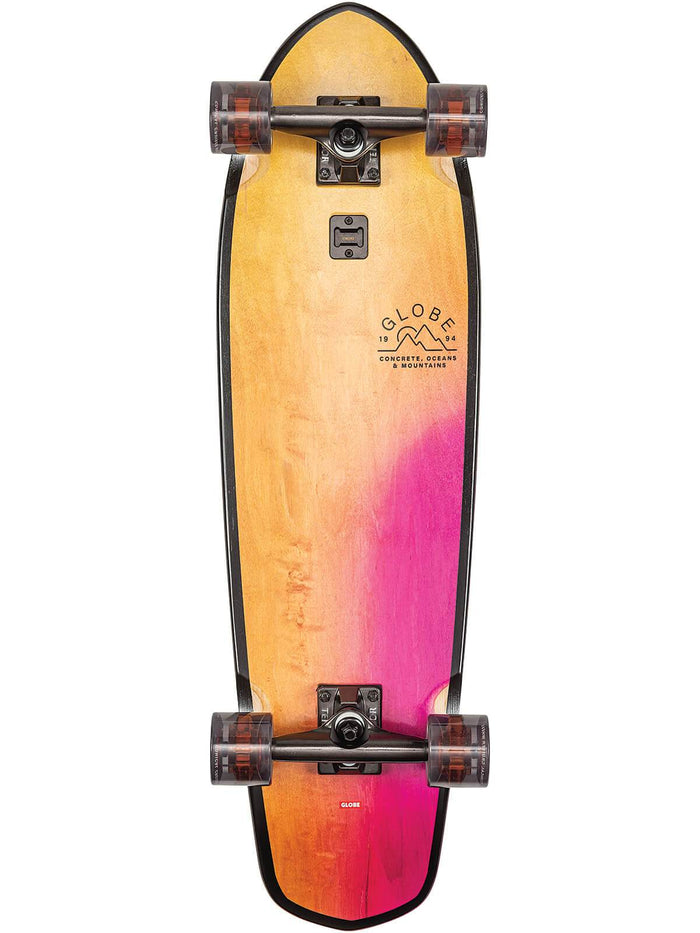 GLOBE BIG BLAZER WASHED YELLOW CRUISER SKATEBOARD COMPLETE 32"