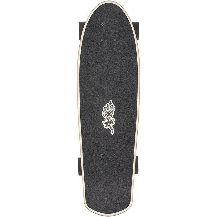 GLOBE TROOPER OFF WHITE/ROSE CRUISER COMPLETE SKATEBOARD 27"