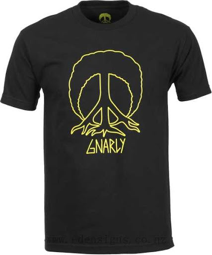 GNARLY PEACE TREE MENS T-SHIRT