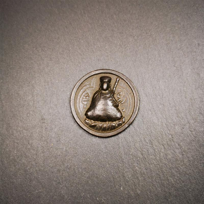 Guru Rinpoche Pendant 1.4" - Tibetan Buddhist art, view 8