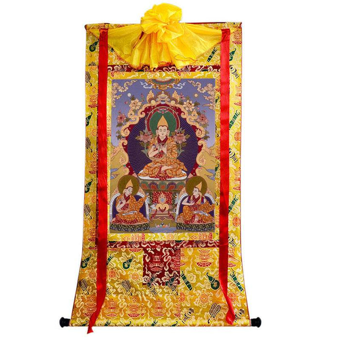 Je Tsongkhapa Image - Tibetan thangka painting, view 8