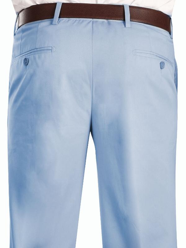 Mantova Sky Tailored Fit Cotton Trousers