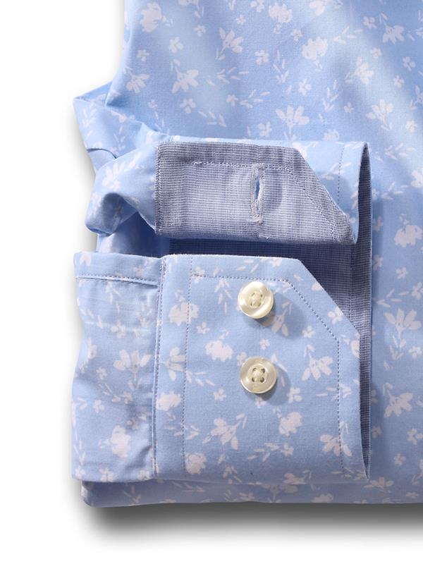 Mulanay Sky Printed Full sleeve single cuff Cotton Shirt
