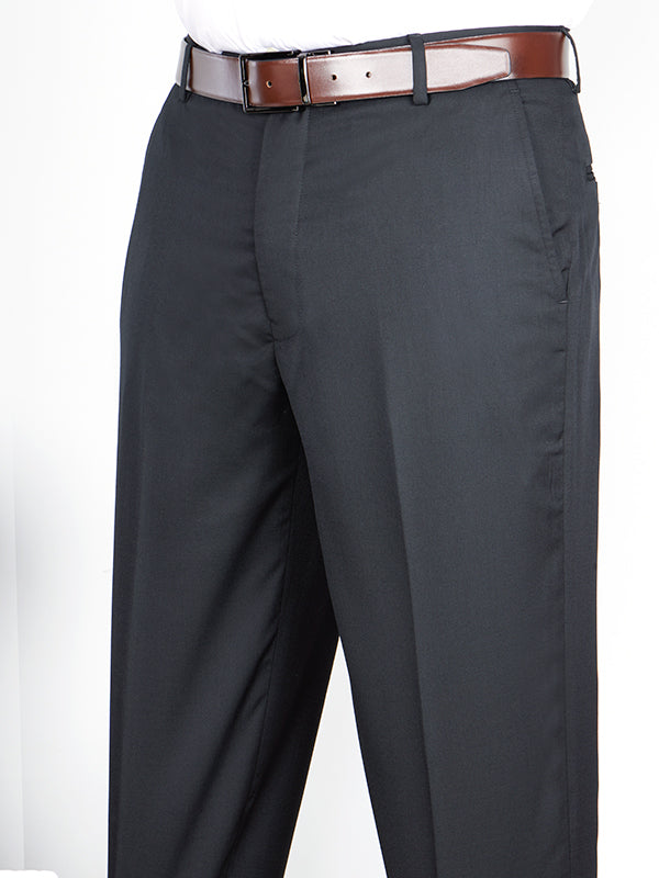 Pollone Black Tailored Fit Trouser