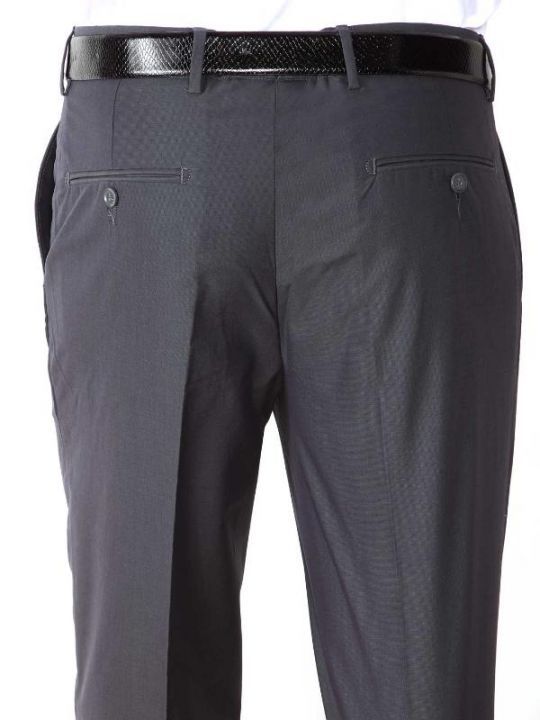 Pollone Dark Grey Tailored Fit Trouser