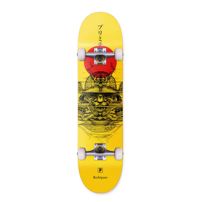PRIMITIVE RODRIGUEZ WARRIOR COMPLETE SKATEBOARD 7.75"