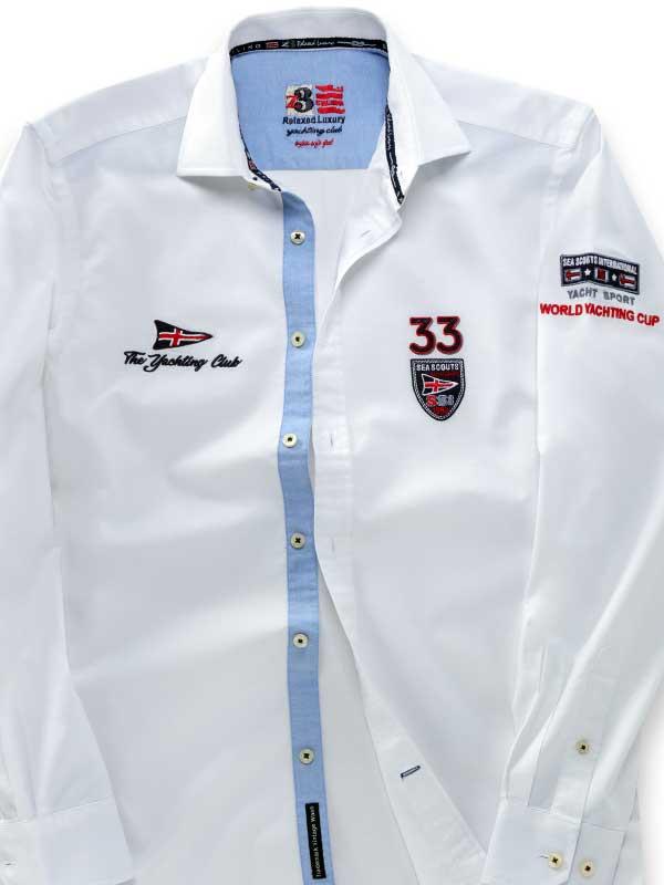 Regatta Oxford White Solid Tailored Fit Casual Cotton Shirt