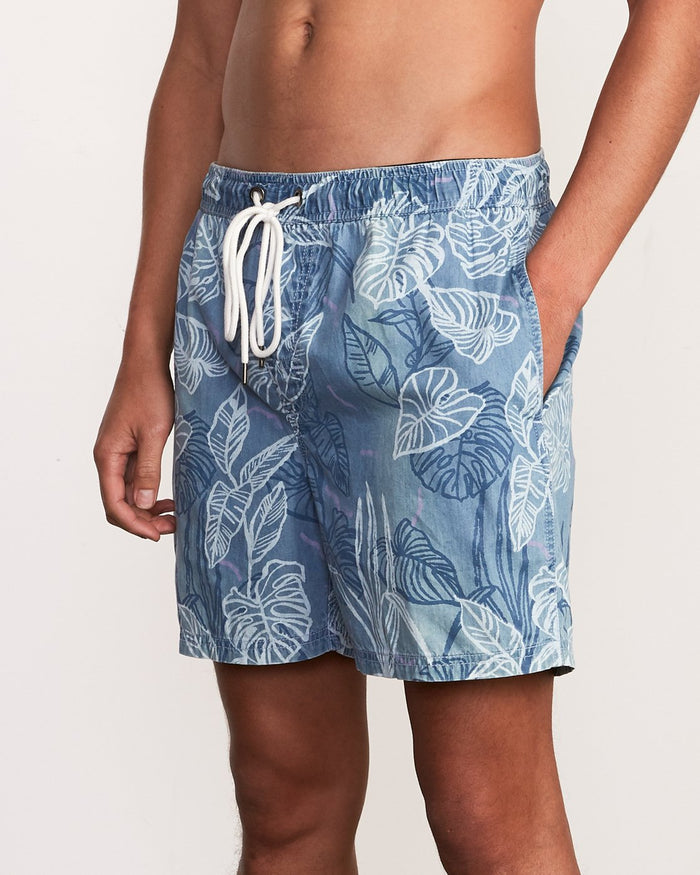 RVCA DEAD FLAG ELASTIC MENS SHORTS