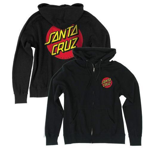 SANTA CRUZ CLASSIC DOT ZIP HOODIE