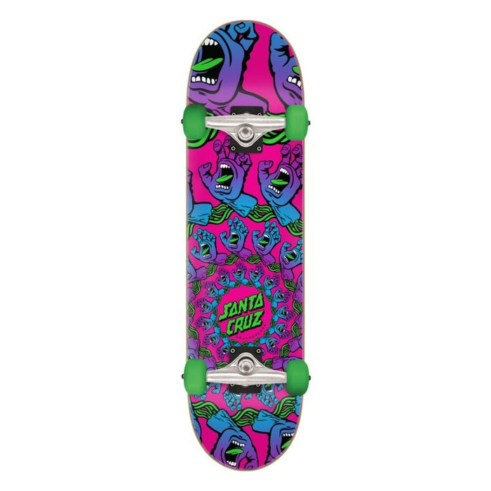 SANTA CRUZ MANDALA HAND MINI COMPLETE SKATEBOARD 7.75"