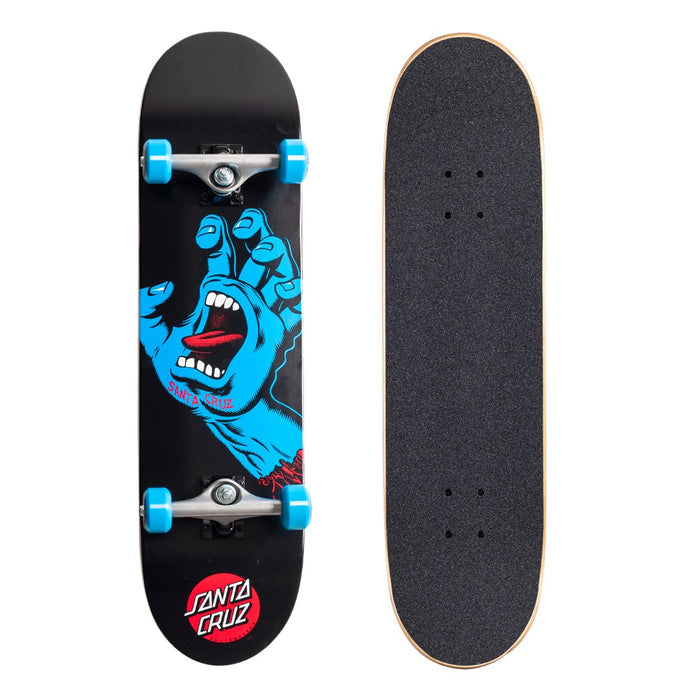 SANTA CRUZ SCREAMING HAND FULL COMPLETE SKATEBOARD 8.0"