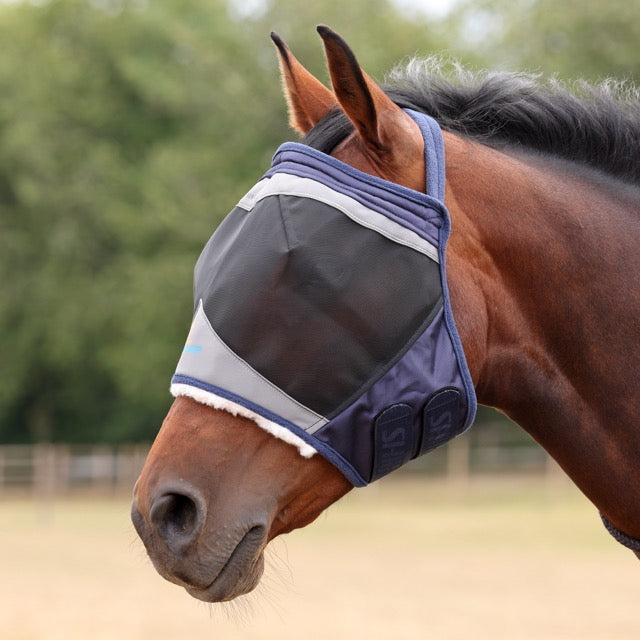Shires FlyGuard Pro Fine Mesh Earless Fly Mask