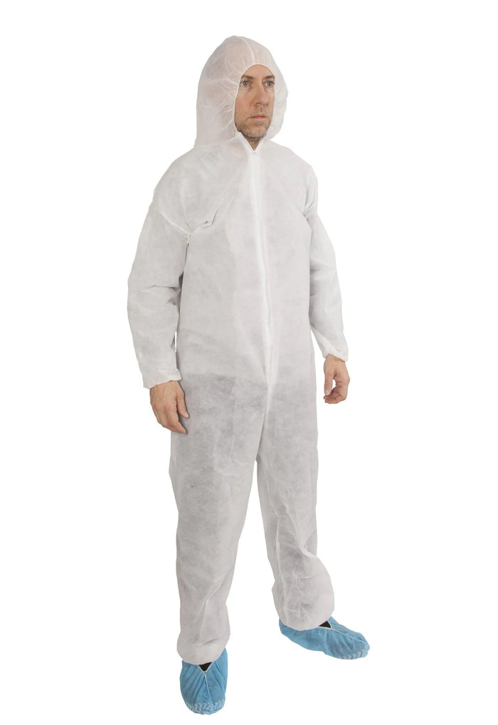 Stellar - Polypropylene Coverall Large, 25/Cs - 030-E11952-LWH