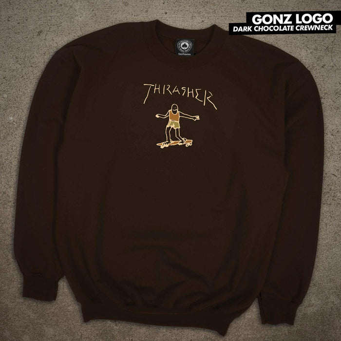 THRASHER GONZ LOGO CREWNECK MENS SWEATSHIRT