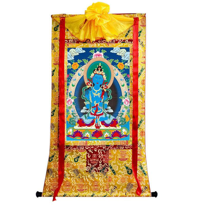 Vajrasatva Image - Tibetan thangka painting, view 8