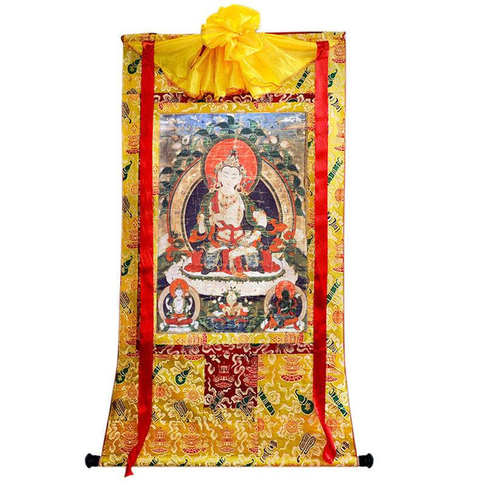 Vajrasatva Image - Tibetan thangka painting, view 8
