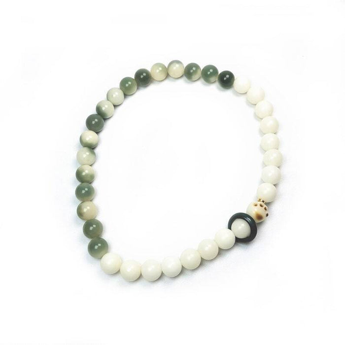 Wrist Mala, Bracelet Prayer Bead 16" Length - Tibetan Buddhist mala beads, view 8