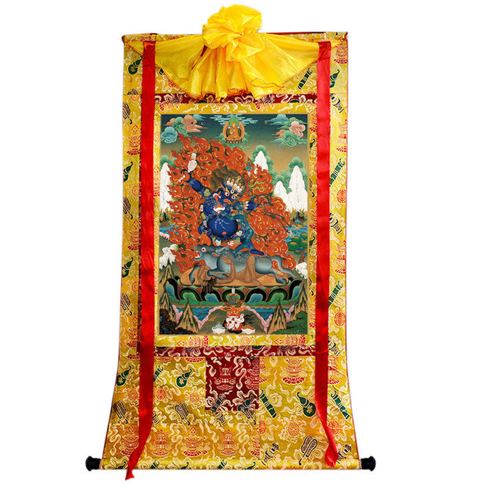 Yamantaka \ Vajrabhairava Image - Tibetan thangka painting, view 8