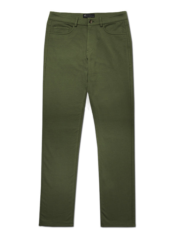 z3 4 Way Stretch Dark Olive Tailored Fit Pants