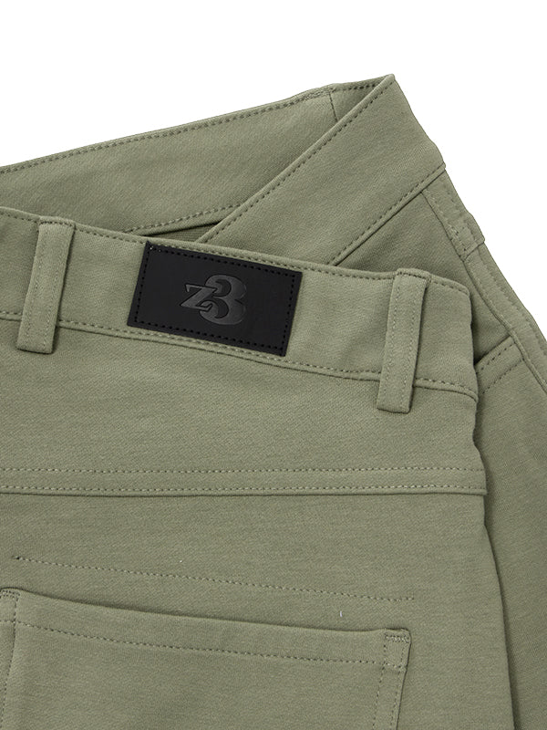 z3 4 Way Stretch Olive Tailored Fit Pants