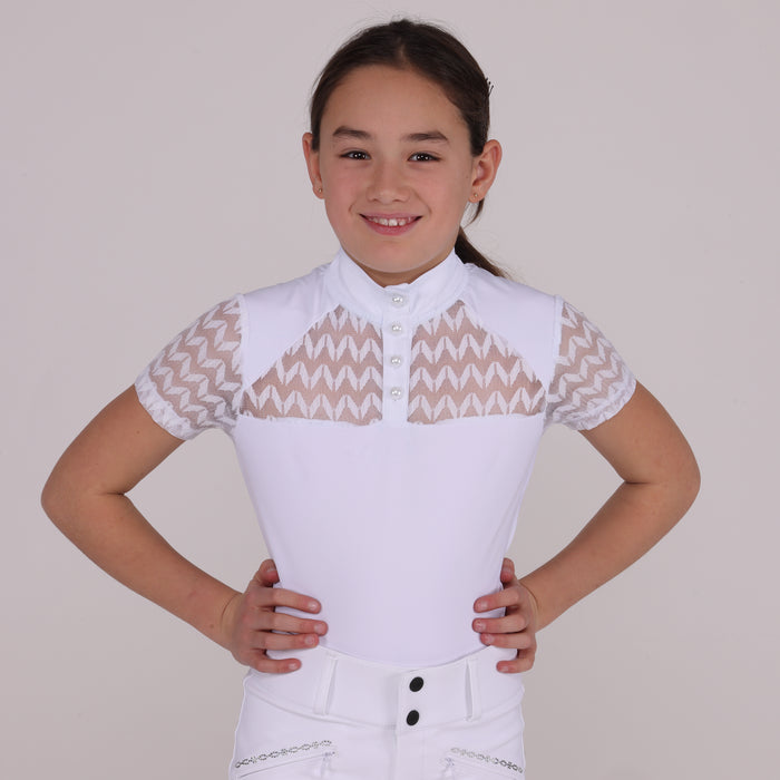 10910 - Aubrion Optima VX Show Shirt - Young Rider