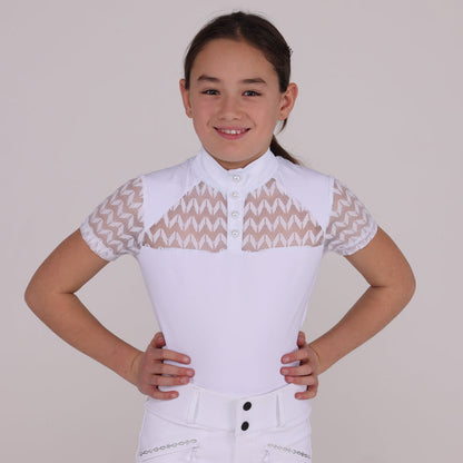 10910 - Aubrion Optima VX Show Shirt - Young Rider