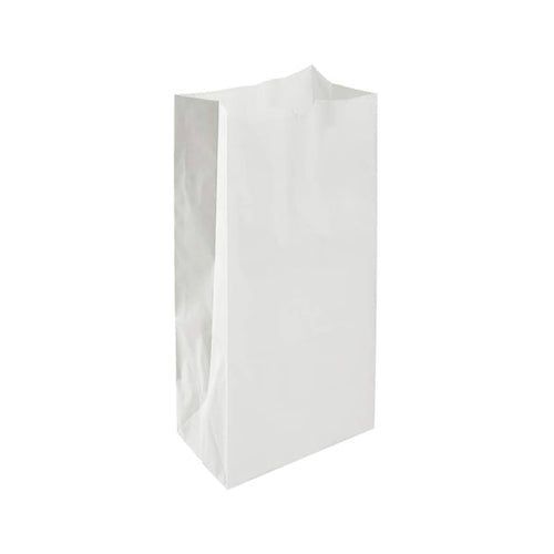 12 lb White Paper Bag, 500/cs - 1012120