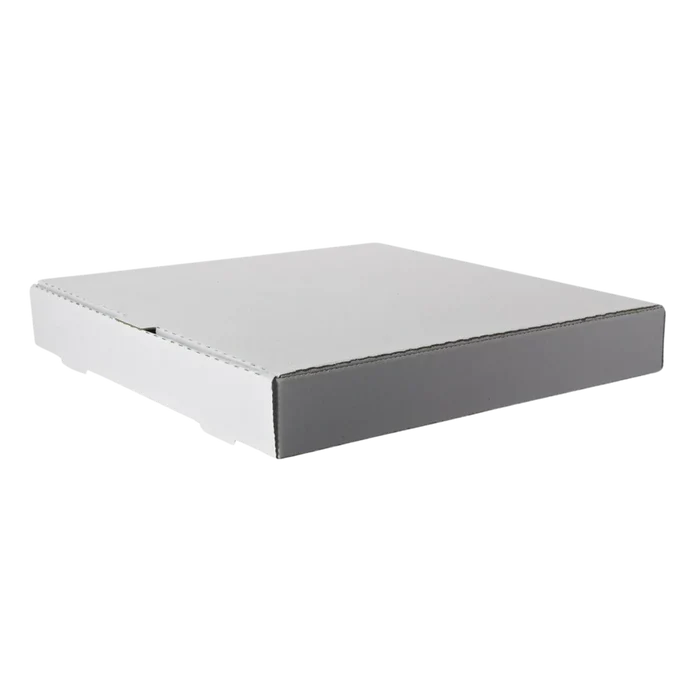 15" x 21" White B-Flute Pizza Boxes, 50/Bn