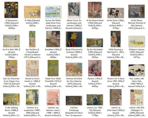 150 Painting Images by Édouard Vuillard French, 1868-1940 - Tibetan Buddhist thangka, front view