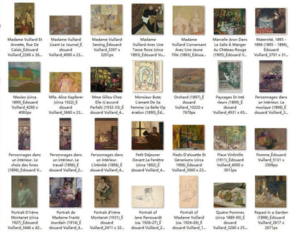 150 Painting Images by Édouard Vuillard French, 1868-1940 - Tibetan Buddhist thangka, view 4