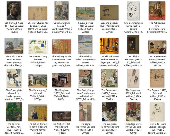 150 Painting Images by Édouard Vuillard French, 1868-1940 - Tibetan Buddhist thangka, view 5