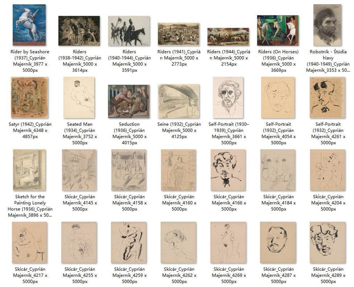 169 Painting Images by Cyprián Majerník Slovak, 1909 - 1945 - Tibetan Buddhist thangka, view 4