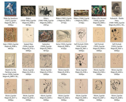 169 Painting Images by Cyprián Majerník Slovak, 1909 - 1945 - Tibetan Buddhist thangka, view 4