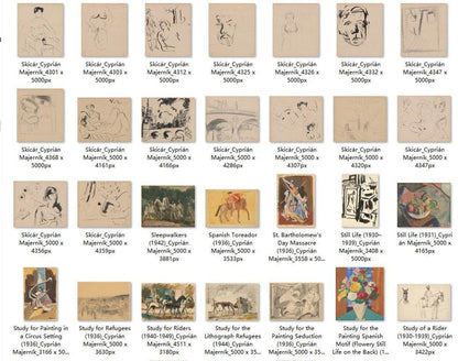 169 Painting Images by Cyprián Majerník Slovak, 1909 - 1945 - Tibetan Buddhist thangka, view 5