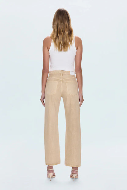 PISTOLA Lexi Mid Rise Bowed Straight Women's Jeans