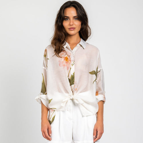 Lavender Brown Luciana Top