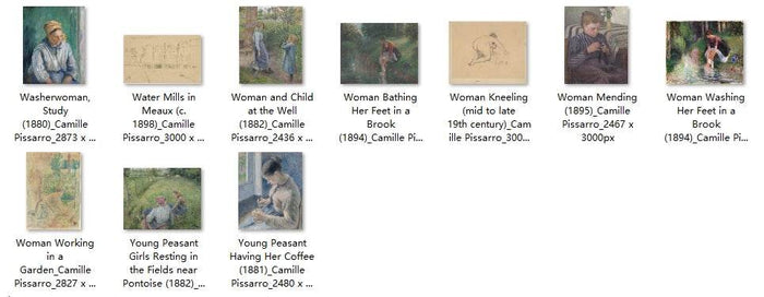 213 Painting Images by Camille Pissarro French, 1830-1903 - Tibetan Buddhist thangka, view 7