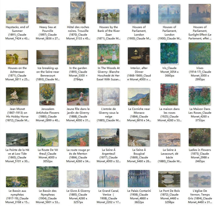238 Painting Images by Claude Monet French, 1840-1926 - Tibetan Buddhist thangka, close-up detail