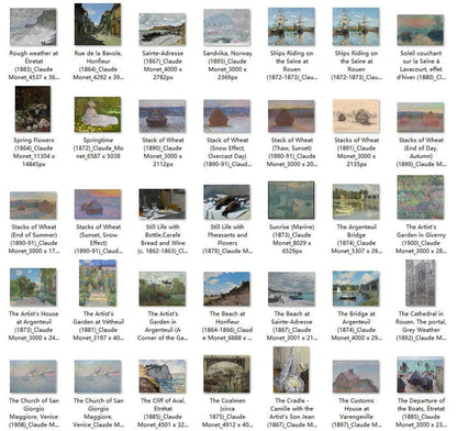 238 Painting Images by Claude Monet French, 1840-1926 - Tibetan Buddhist thangka, view 5