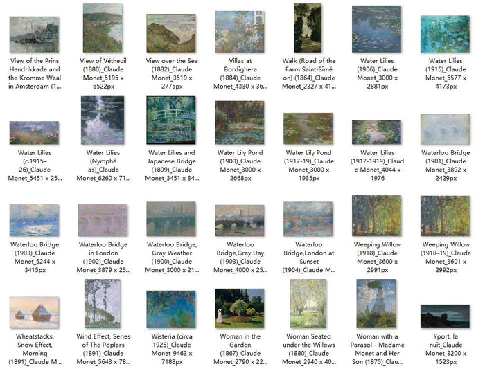 238 Painting Images by Claude Monet French, 1840-1926 - Tibetan Buddhist thangka, view 7