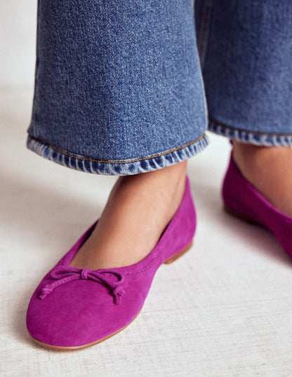 Kitty Flexi Sole Ballet Flats-Regal Purple